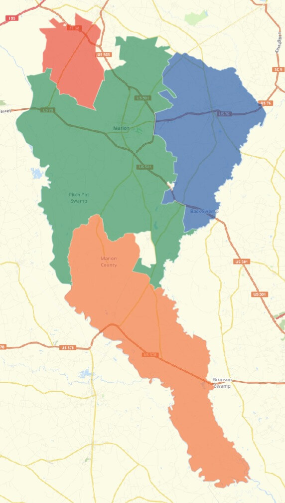 Marion Results Map
